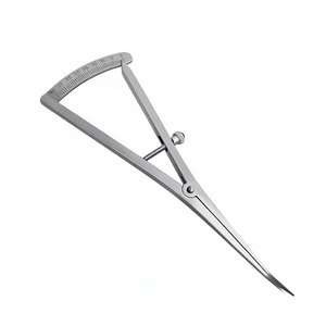 Calibrador de Mapeo Óseo Angulado de 6 Pulgadas (0-40mm), Instrumento de Medición Manual de Acero Inoxidable Reutilizable para Cirugía Dental - Product Image 3