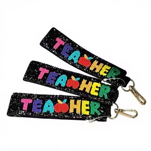 Unique Seed Beads <b>Keychain</b> <b>Personalized</b> Name Pattern Modern Seed Beads <b>Keychain</b> With Trendy Beaded Design - Product Image 6