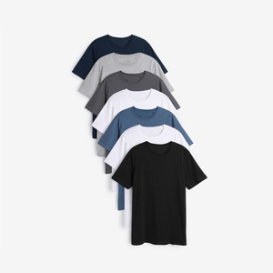 T-shirt en coton 100% tricoté imprimé de haute qualité, manches courtes, coupe ample, respirant, décontracté, pour l'été, logo personnalisé, 200 grammes - Product Image 2