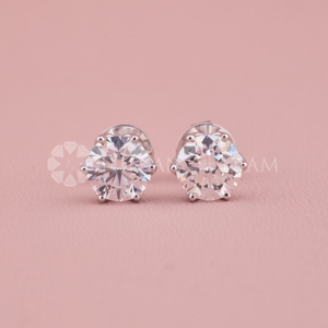 Trendy Design Round Cut Diamond Earrings Lab Created Diamond <b>Ring</b> Fine Jewelry for Women's from <b>Indian</b> Supplier & Manufacturer - Product Image 1