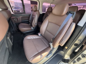 Asientos Marrones de Cuero Oscuro para Starex, con Pantalla Táctil Coreana, para Furgoneta de Pasajeros Diésel de 9 Plazas, Usados, Turbo Izquierdo, Color Plata - Product Image 4