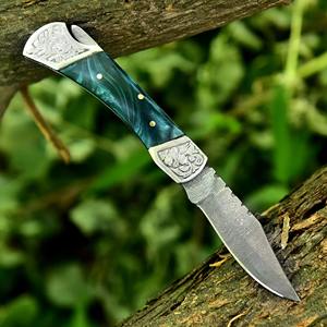 Couteaux pliants de randonnée, lame en acier avec poignée robuste, pour la randonnée et les voyages. Nouveaux couteaux pliants. - Product Image 4