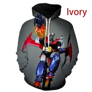 Top informal con capucha, ropa de calle, sudadera con cordones, última sublimación - Product Image 1