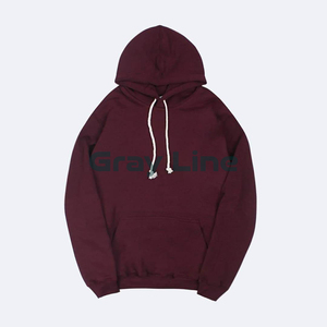 Sudadera con Capucha Ultra Suave, Forrada, a Cuadros, Transpirable, Tejida, Anti-Pilling, Corta, Ajustada, 280 gramos, Manga Larga - Product Image 4