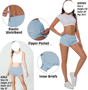 <span class=keywords><strong>Pantaloncini</strong></span> sportivi da <span class=keywords><strong>donna</strong></span> che corrono <span class=keywords><strong>pantaloncini</strong></span> con fodera, <span class=keywords><strong>pantaloncini</strong></span> da ginnastica da allenamento attivi ad asciugatura rapida con tasche nascoste - Product Image 3