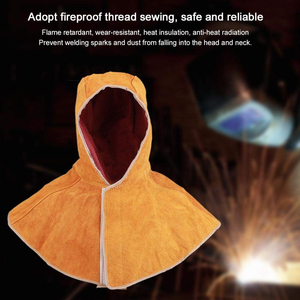 Capucha ignífuga resistente al fuego, equipo de protección industrial para soldadura y ropa de trabajo, en venta en línea. - Product Image 3