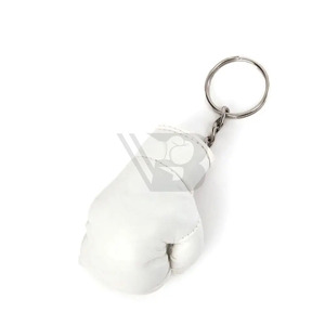 Factory Price Custom Mini <b>Boxing</b> Gloves Keychain Stainless Steel PU Leather Bear Pattern Breathable Lightweight Personalized - Product Image 2