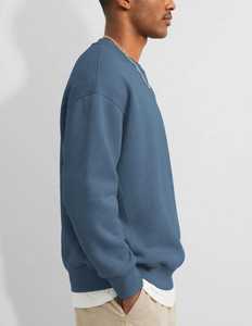 Sweat-shirt décontracté imprimé pour homme Oneten, col rond, manches longues, coupe ample, 100 % polyester, gris, pour le printemps - Product Image 2