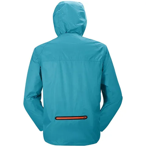 Veste imperméable unisexe de sport, fitness, course à pied et randonnée, entièrement zippée, avec logo personnalisé brodé, haute qualité. - Product Image 3