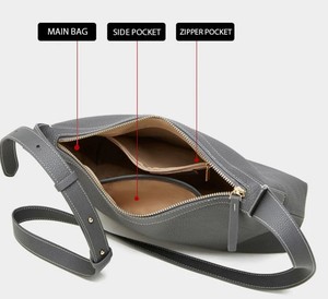 Wholesale High Quality Genuine Leather Ladies Handbags Customizable Spacious Design Casual Tote Zipper Closure Stylish for All - Product Image 3