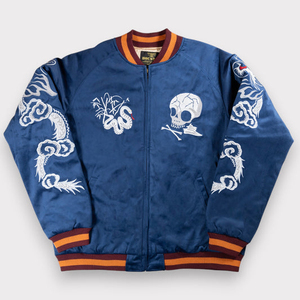 Veste en toile surdimensionnée Sukajan haut de gamme personnalisable, style urbain, logo avant, respirante, options personnalisables - Product Image 6