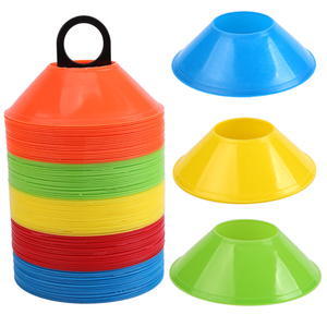 Colorful <b>Plastic</b> Training Cones Handle Stackable Eco-Friendly Foldable Water-Resistant Durable 30-Piece Set for Sports Practice - Product Image 1