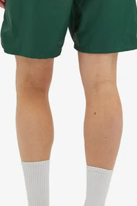 Shorts Bermuda Homme Vert Uni Taille Élastique Séchage Rapide Tissu Satiné Décontracté Coupe Mi-Haute Style Tissé - Product Image 5