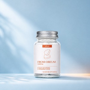 [FROM OREUM] Articles de toilette pour hôtel, dentifrice solide saveur mandarine de Jeju, 60 comprimés pour les salles de bain des clients d'hôtel - Product Image 3