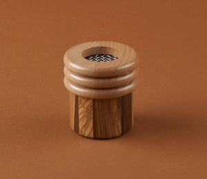 Brûleur d'encens en résine de bois d'obsidienne, artisanal de luxe, support en bois et époxy pour bâtonnets d'encens, rituels spirituels - Product Image 3