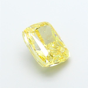 Diamante Amarillo Sintético Suelto Certificado por IGI, 3.51 Quilates, Corte Cojín, Amarillo Intenso, Diamante Cultivado en Laboratorio, VS1 Excelente - Product Image 4