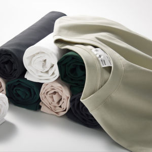 เสื้อยืดคอกลมโอเวอร์ไซส์ทรงหลวม ผ้าคอตตอน 100% คุณภาพสูง หนัก 300 กรัม พิมพ์โลโก้ตามสั่ง สำหรับผู้ชาย - Product Image 4