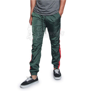 Pantalon de jogging coupe oversize pour homme, style urbain, coupe droite, léger, imperméable, tendance, esthétique, réfléchissant, abordable - Product Image 5