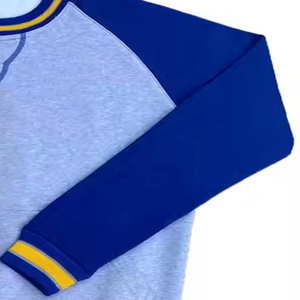 เสื้อสเวตเชิ้ตผ้าเทอร์รี่ผสมคอตตอนโพลีเอสเตอร์คุณภาพสูง แบบซิป คอวี แขนยาว ลายพิมพ์ฤดูหนาว สำหรับผู้ชาย - Product Image 4