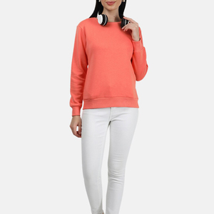 Sweat-shirt à fermeture éclair pour femme de qualité supérieure, 100% coton, léger, séchage rapide, impression de logo personnalisée - Product Image 6