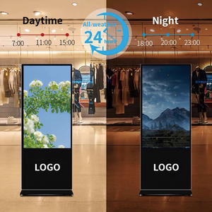 لافتة رقمية إعلانية بشاشة لمس <span class=keywords><strong>LCD</strong></span> تعمل بنظام أندرويد قابلة للتخصيص من مصدر المصنع، كشك وشاشة عرض من المعدن - Product Image 3