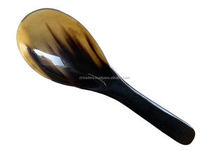 Cucharas de Cuerno de Vaca Hechas a Mano, Pulimentadas, Ecológicas y de Alta Calidad, Vajilla de Cuerno de Búfalo Natural para Eventos, Hoteles y Uso en la Cocina - Product Image 2