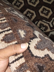 Hand Knotted Wool Rug | High Quality Geometric Oushak Tribal Area Rug | Low Persian Style <b>Carpet</b> for Home | Custom Size MOQ- - Product Image 4