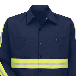 Camiseta de Seguridad de Alta Visibilidad Relevo Industries, Verde con Cinta Reflectante, Bolsillo, Ropa de Trabajo, Manga Corta para Hombre, Logotipo ANSI Clase 2 EN - Product Image 3