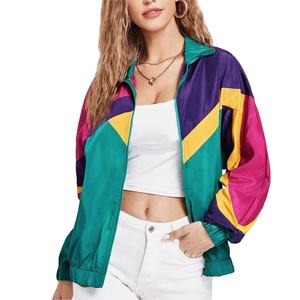 Vente en gros Veste coupe-vent à glissière vierge coupe-vent à fermeture éclair personnalisée Veste streetwear pour homme pour femme - Product Image 3