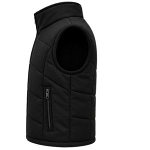 Chaleco Acolchado de Invierno para Hombre, Chaqueta sin Mangas con Cuello Alto y Cierre Completo con Cremallera, Forro Cálido, Chaleco Informal para Exteriores - Product Image 4