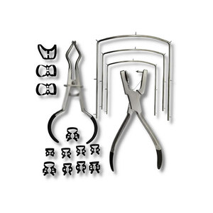 Instrumentos Dentales Manuales de Acero Inoxidable Duradero para Dique de Goma - Equipo Médico Reutilizable de Alta Calidad - Product Image 1
