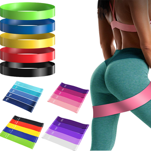 Ensemble de bandes d'exercice pour le bas du corps, pour l'entraînement des hanches, des fessiers, des cuisses et des jambes, boucles de résistance antidérapantes à 4 niveaux, pour la remise en forme à domicile pour adultes - Product Image 5