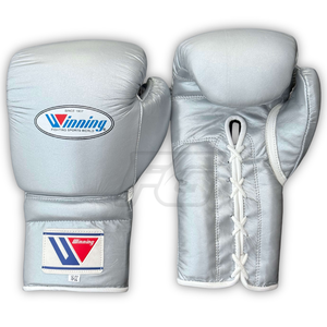 Gants de boxe Winning en cuir de vachette 12Oz 14Oz 16Oz avec fermeture auto-agrippante et lacets, absorption des chocs, respirants, séchage rapide, pour adultes - Product Image 3