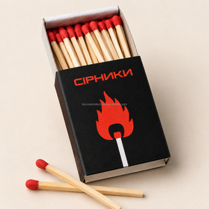 Allumettes de sécurité en gros pour usage domestique et familial, allumettes à combustion longue durée et allumage rapide pour la cuisine - Product Image 6