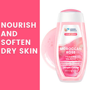 Gel de Baño Espumoso Nutritivo e Hidratante de Rosa Marroquí de Marca Privada, 18 oz, Hidratante, Precio al por Mayor, OEM/ODM - Product Image 2
