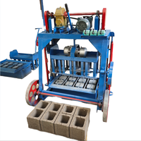 Machine à fabriquer des briques autobloquantes portables pour blocs de pavage creux en ciment