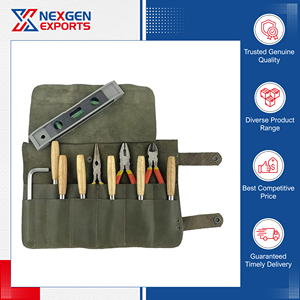 Offre spéciale sur un sac de rangement pour couteaux en cuir PU multi-usages de qualité supérieure, fourni par le premier fournisseur d'Inde. - Product Image 6