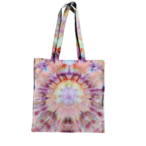Best Eco-Friendly Custom Logo <b>Bags</b> With Canvas Material Tie Dye Cotton Handle And Beach Shopping Available at Wholesale - Product Image 1
