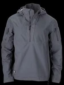 Veste de pluie à capuche pour homme, personnalisable, légère, en softshell réversible, à séchage rapide, écologique, imperméable, antibactérienne - Product Image 5
