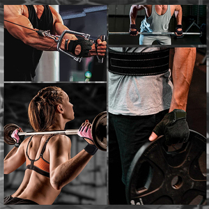 Weightlifting Gloves Thick <b>Foam</b> <b>Padded</b> Wrist Support Gym Training Fitness Workout Gloves For Heavy Exercise Body Building - Product Image 6