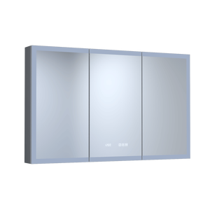 48 Pollici. L X 30 Pollici Armadietto a Specchio LED Rettangolare in Alluminio Argento H 48 Pollici L X 30 Pollici Specchio LED H, Specchio a LED - Product Image 3