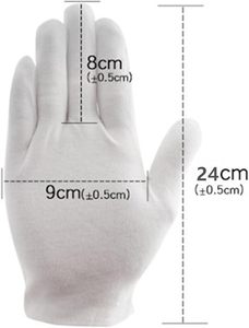 ถุงมือสีขาวสำหรับผู้ชายขายส่ง ถุงมือสำหรับชุดทางการสุดหรู - Product Image 4