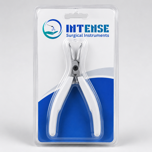 Pince à bijoux professionnelle à bec courbé en acier inoxydable, outil de pliage de fil avec poignée ergonomique - Product Image 6
