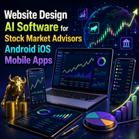 Software de IA para Diseño de Sitios Web para Asesores del Mercado de Valores, Aplicación Móvil para Android e iOS, Plugin para WordPress y Shopify, Software de Comercio Electrónico