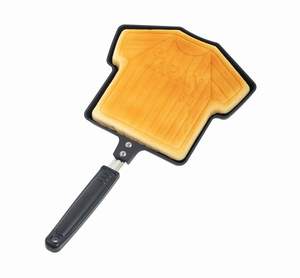 Poêle à crêpes en alliage d'aluminium de forme uniforme, design original OEM, pour crêpes, MOQ 100 pièces, fabriqué au Japon, uniquement pour cuisinière à gaz. - Product Image 2