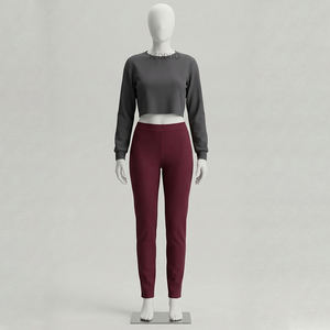 Ensemble de yoga uni grande taille tendance pour femme – Personnalisé, haute qualité, sans couture, léger, meilleur design, extensible, idéal pour la gym et le fitness - Product Image 1