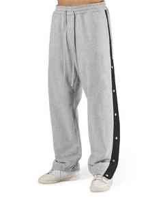 Pantalon de survêtement unisexe personnalisé avec logo, en toile légère, décontracté, style hiver, avec cordon élastique détachable - Product Image 1