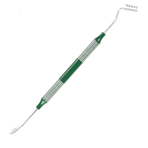Instruments de pont osseux Trinovo : Cuillère à détartreur manuelle, poussoir en acier inoxydable réutilisable, certifié CE Classe I, pour nettoyage et restauration dentaire - Product Image 3
