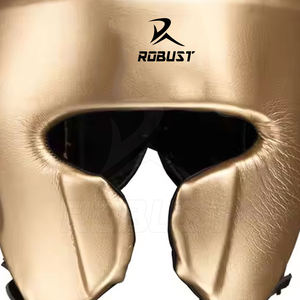 อุปกรณ์ป้องกันศีรษะสำหรับชกมวยแบบหนัง-ปรับได้ ระบายอากาศดี สวมใส่ง่าย เหมาะสำหรับการชกมวยและการใช้งานที่กระตือรือร้น พร้อมการปกป้องศีรษะ - Product Image 2