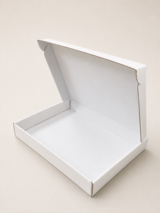 Boîte à pizza personnalisée en papier kraft pliable avec poignée, logo estampé à chaud, forme ovale, emballage alimentaire jetable, design à fentes - Product Image 5